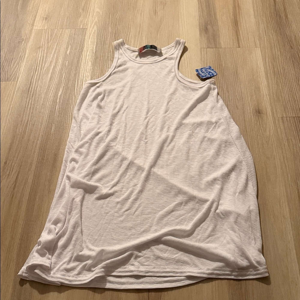 Free People Cream Tank Dress